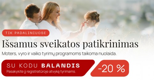 Išsamus sveikatos patikrinimas